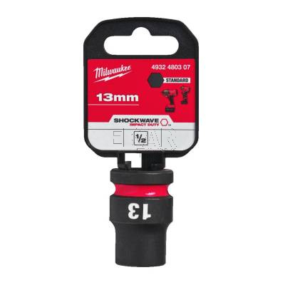 Nasadka udarowa krótka 1/2 13x38mm SHOCKWAVE Milwaukee 4932480307 - zdjęcie nr 3