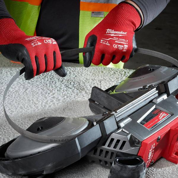 Rękawice antyprzecięciowe XXL/11 - 1 para Milwaukee CUT LEVEL 3 - zdjęcie nr 2