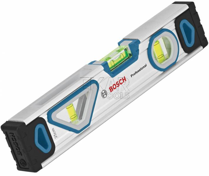 Zestaw narzędzi ręcznych: poziomica, miara, nożyk BOSCH 1600A027M3 - zdjęcie nr 2