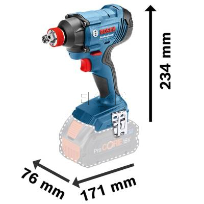 Klucz udarowy i zakrętarka BOSCH GDX 180-LI 06019G5226 18V 180Nm - zdjęcie nr 2