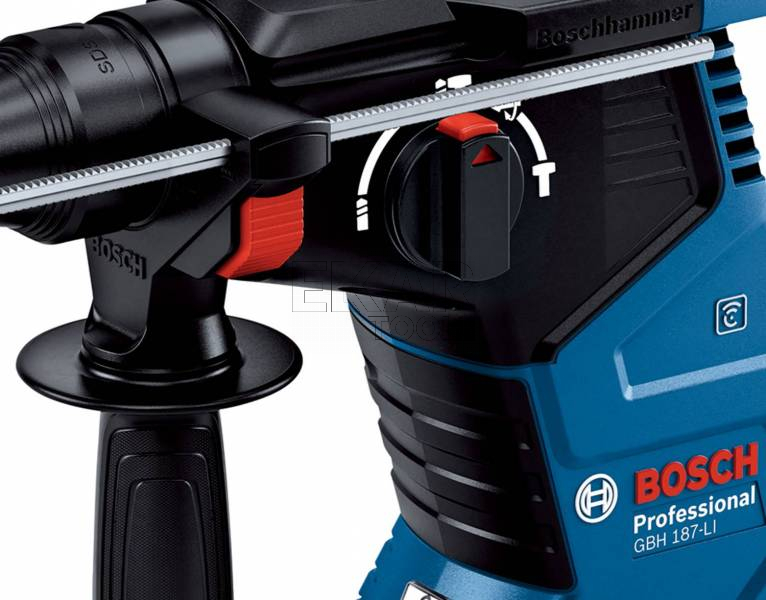 Młotowiertarka SDS-Plus BOSCH GBH 187-LI 0611923120 2,4J 18V + uchwyt OneChuck - zdjęcie nr 4