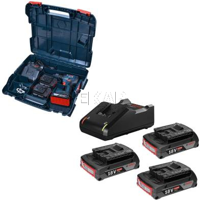 Wkrętarka BOSCH GSR 18V-50 06019H5005 18V + 3x2Ah + L-CASE - zdjęcie nr 3