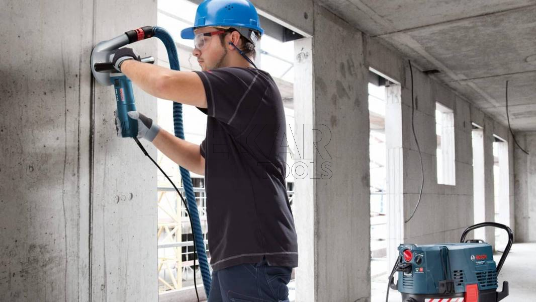 Odkurzacz przemysłowy na sucho i mokro BOSCH GAS 55 M AFC 06019C3300 1200W 55L - zdjęcie nr 3