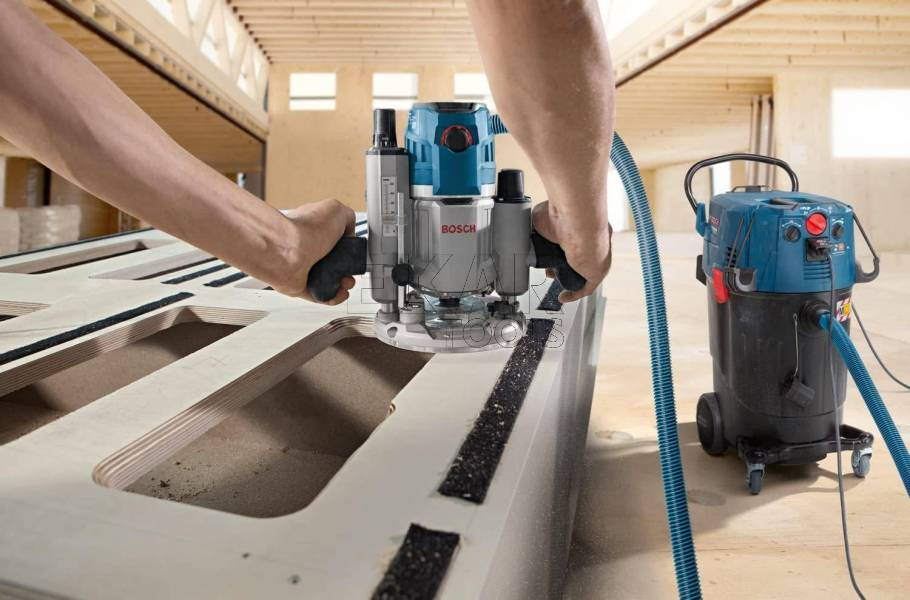 Odkurzacz przemysłowy na sucho i mokro BOSCH GAS 55 M AFC 06019C3300 1200W 55L - zdjęcie nr 4