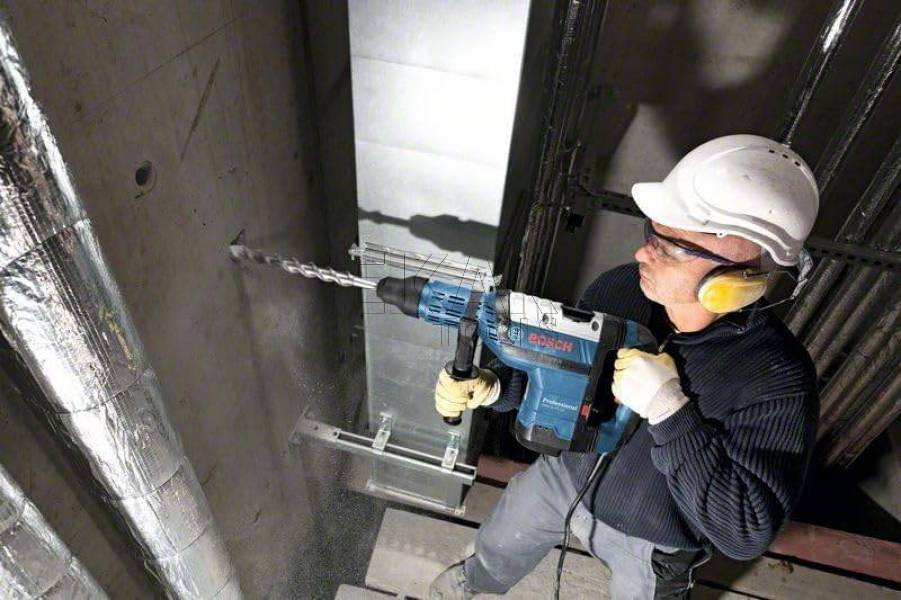 Młot udarowo-obrotowy SDS-MAX Bosch GBH 8-45 DV 12,5J 1500W + walizka - zdjęcie nr 4