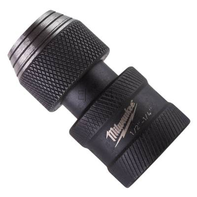 Adapter uchwyt do bitów 1/2 kwadrat na 1/4 HEX Milwaukee 4932471828 - zdjęcie nr 3