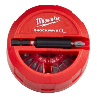 Zestaw 15szt bitów z uchwytem Shockwave Impact MILWAUKEE 4932430904 - zdjęcie nr 2