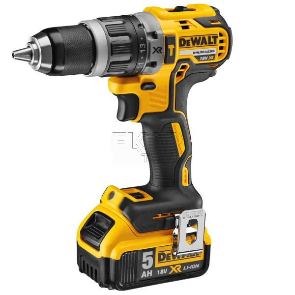 Wkrętarka udarowa DeWalt DCD796P2 18V + 2x5Ah + walizka TSTAK - zdjęcie nr 2