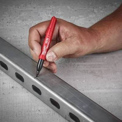 Marker budowlany czarny Milwaukee INKZALL 48223100 - zdjęcie nr 3