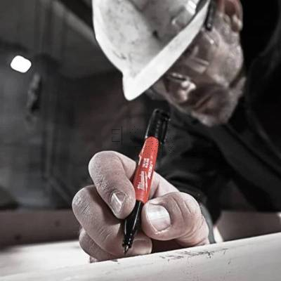 Marker budowlany czarny Milwaukee INKZALL 48223100 - zdjęcie nr 4