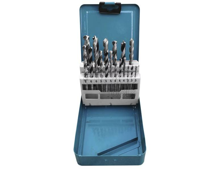 Zestaw 62 wierteł i bitów do drewna, metalu i betonu Makita B-53908 - zdjęcie nr 4
