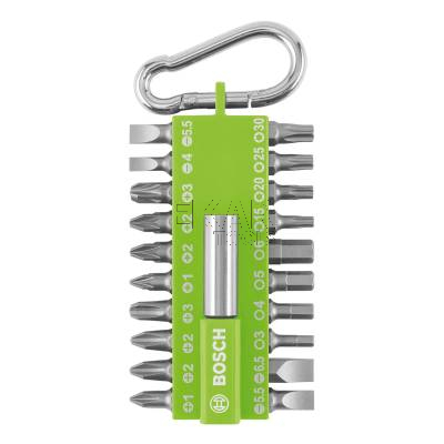 Zestaw bitów PZ/PH/T/SL/HEX z uchwytem 21 szt zielony BOSCH 2607002823 - zdjęcie nr 2