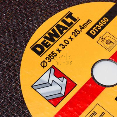 Tarcza korundowa do cięcia metalu 355x3mm 1szt. DeWalt DT3450 - zdjęcie nr 2