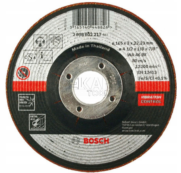Tarcza ścierna do metalu Bosch 2608602217 115x22,2mm