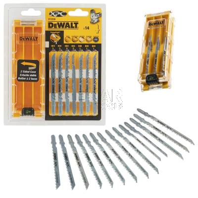 Zestaw 14 brzeszczotów do wyrzynarki do drewna XPC DeWalt DT2298
