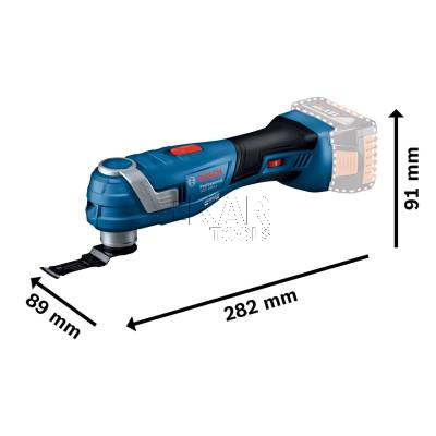 Narzędzie wielofunkcyjne akumulatorowe Multi-Tool BOSCH GOP 185-LI 06018G2020 - zdjęcie nr 2