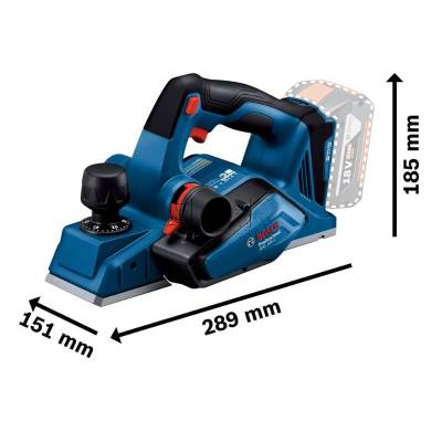 Strug akumulatorowy BOSCH GHO 185-LI 06015B5021 18V 82mm - zdjęcie nr 3