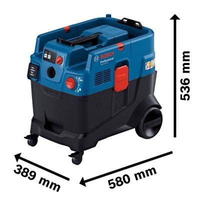 Odkurzacz przemysłowy na sucho i mokro BOSCH GAS 400 A 06019M0020 1200W 40L - zdjęcie nr 3