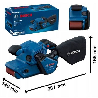 Szlifierka taśmowa BOSCH GBS 750 06012C1020 850W 75MM - zdjęcie nr 2