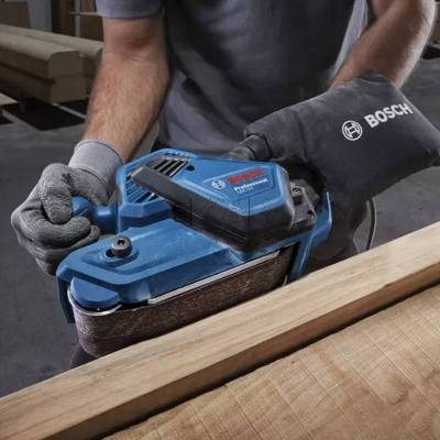 Szlifierka taśmowa BOSCH GBS 750 06012C1020 850W 75MM - zdjęcie nr 4