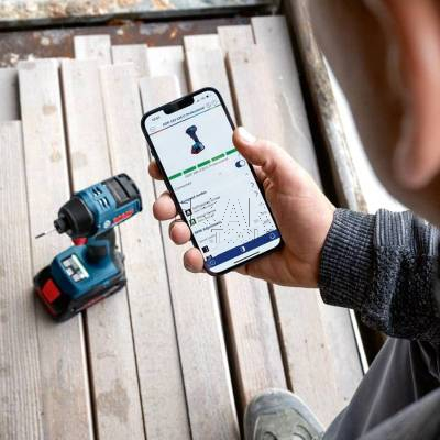 Zakrętarka udarowa BOSCH GDR 18V-220 C 06019L6003 1/4 220Nm + 2x5Ah + L-BOXX - zdjęcie nr 4