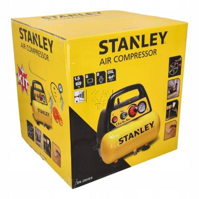 Kompresor bezolejowy STANLEY C6BB304STN071 6l 1,5km 8bar 180l/min - zdjęcie nr 4
