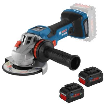 Szlifierka kątowa BOSCH GWS 18V-15 SC 06019H6101 125mm + L-BOXX + 2x8Ah - zdjęcie nr 2