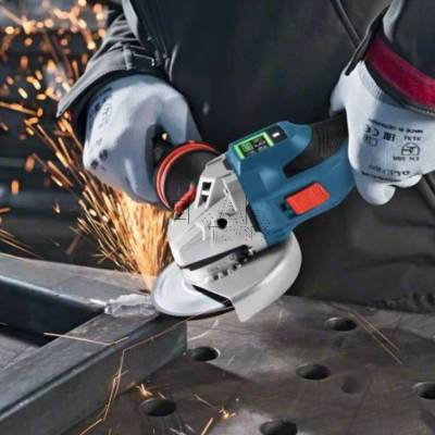 Szlifierka kątowa BOSCH GWS 18V-15 SC 06019H6101 125mm + L-BOXX + 2x8Ah - zdjęcie nr 4