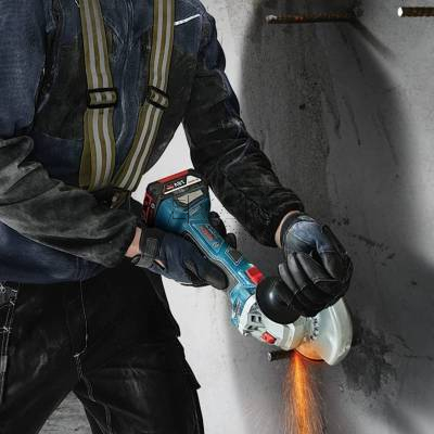 Szlifierka kątowa BOSCH GWS 180-LI 06019H9021 125mm + walizka + 2x4Ah - zdjęcie nr 4