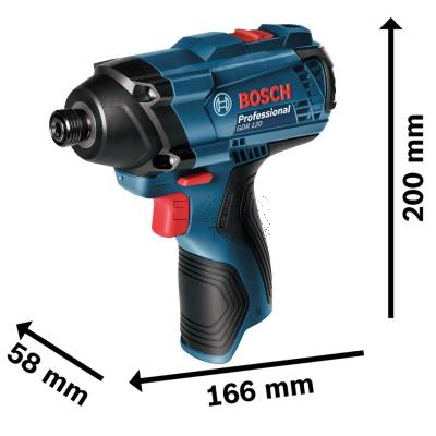Zakrętarka udarowa BOSCH GDR 120-LI 06019F0000 12V 1/4 100Nm - zdjęcie nr 2