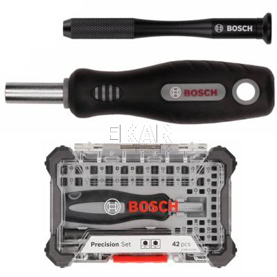 Zestaw 2 precyzyjnych wkrętaków z bitami 43el. BOSCH 2607002835 - zdjęcie nr 3