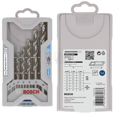 Zestaw 7 wierteł do metalu 2-10mm Stainless Steel HSS-Co BOSCH 2608589296 - zdjęcie nr 3