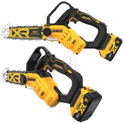 Piła łańcuchowa akumulatorowa DeWalt DCMPS520P1 18V 20cm + 1x5Ah - zdjęcie nr 2