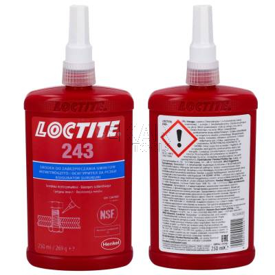 Środek do zabezpieczania gwintów HENKEL LOCTITE 243 250ML