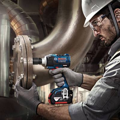 Klucz udarowy BOSCH GDS 18V-300 06019D8201 1/2 300Nm + L-BOXX - zdjęcie nr 3