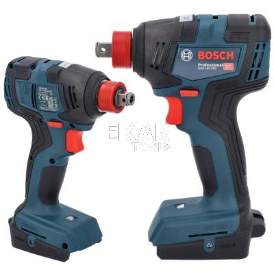 Klucz udarowy i zakrętarka BOSCH GDX 18V-200 06019J2206 + 2x4Ah + walizka - zdjęcie nr 2