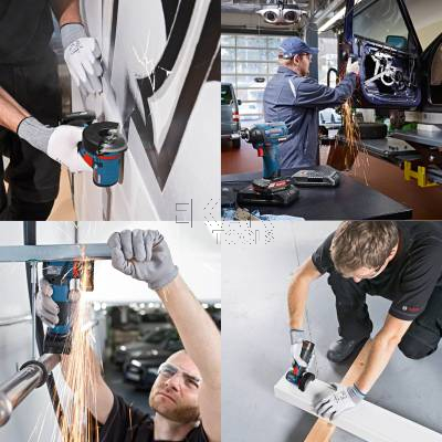 Szlifierka kątowa akumulatorowa BOSCH GWS 12V-76 06019F2000 76mm 12V + tarcze - zdjęcie nr 4