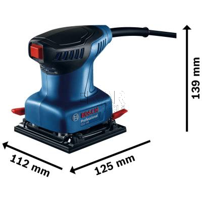 Szlifierka oscylacyjna BOSCH GSS 140 A 06012A8021 220W - zdjęcie nr 3