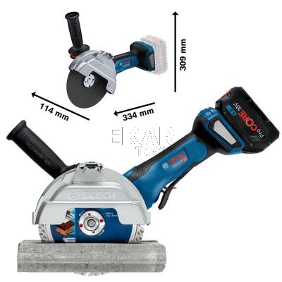 Szlifierka kątowa BOSCH GWS 18V-180 P 06019H6L01 180mm + tarcze - zdjęcie nr 3