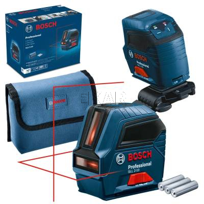 Laser budowlany liniowy BOSCH PRO GLL 2-10 0601063L00