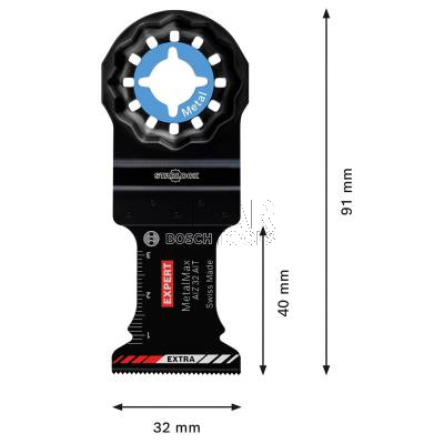 Brzeszczot do cięcia wgłębnego AIZ 32 AIT MetalMax 1szt. BOSCH EXPERT 2608900014 - zdjęcie nr 2