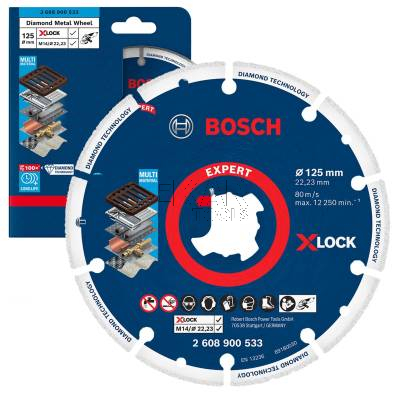 Tarcza diamentowa do metalu 125mm EXPERT Diamond Metal Wheel BOSCH 2608900533