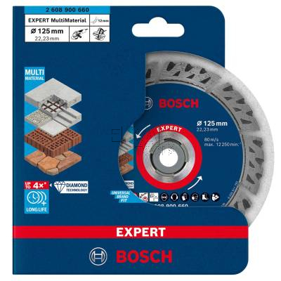 Tarcza diamentowa uniwersalna 125mm EXPERT Multi Material BOSCH 2608900660 - zdjęcie nr 3