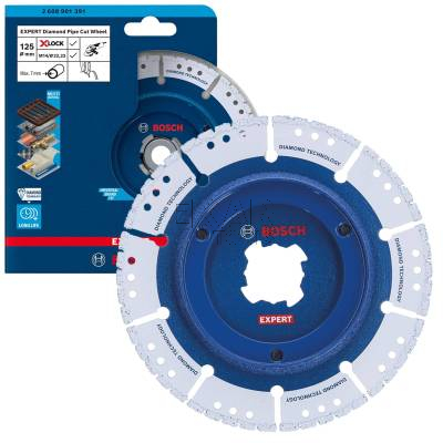 Tarcza diamentowa do cięcia rur 125mm Diamond Pipe Cut Wheel BOSCH 2608901391