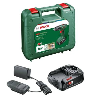 Wkrętarka akumulatorowa BOSCH EasyDrill 18V-40 06039D8004 + 1x2Ah + walizka - zdjęcie nr 3