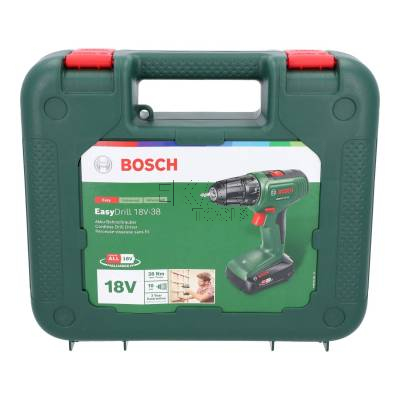 Wkrętarka akumulatorowa BOSCH EasyDrill 18V-38 06039D8003 + 1x2Ah + walizka - zdjęcie nr 3