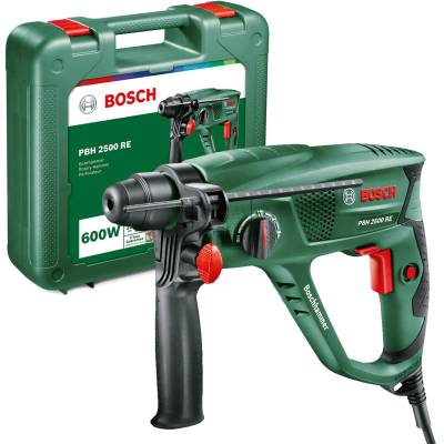 Młotowiertarka SDS-Plus BOSCH PBH 2500 RE 0603344421 1,9J 600W + walizka