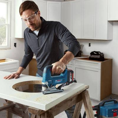 Wyrzynarka akumulatorowa BOSCH GST 185-LI 18V 06015B3021 + osprzęt - zdjęcie nr 4