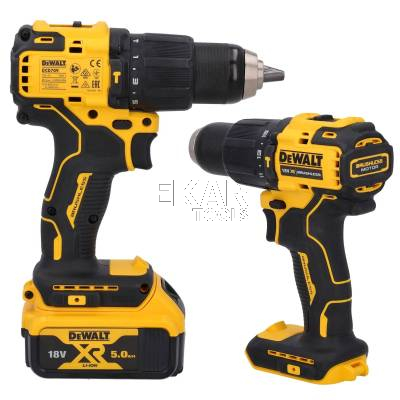 Wkrętarka udarowa DeWalt DCD709P2T + 2x5Ah + walizka TSTAK - zdjęcie nr 2