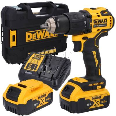 Wkrętarka udarowa DeWalt DCD709P2T + 2x5Ah + walizka TSTAK